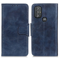 Coque Portefeuille Livre Cuir Etui Clapet M02L pour Motorola Moto G Play Gen 2 Bleu