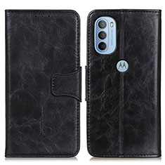 Coque Portefeuille Livre Cuir Etui Clapet M02L pour Motorola Moto G41 Noir