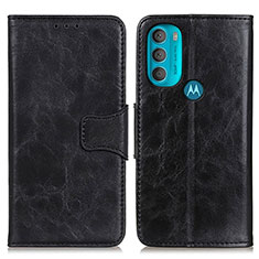 Coque Portefeuille Livre Cuir Etui Clapet M02L pour Motorola Moto G71 5G Noir