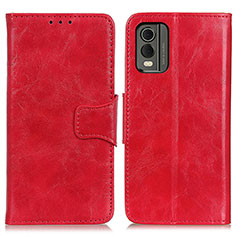 Coque Portefeuille Livre Cuir Etui Clapet M02L pour Nokia C210 Rouge