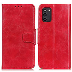 Coque Portefeuille Livre Cuir Etui Clapet M02L pour Nokia G100 Rouge