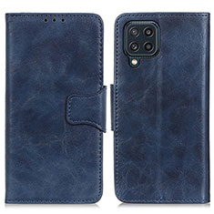 Coque Portefeuille Livre Cuir Etui Clapet M02L pour Samsung Galaxy M32 4G Bleu