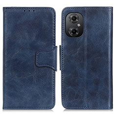 Coque Portefeuille Livre Cuir Etui Clapet M02L pour Xiaomi Poco M4 5G Bleu