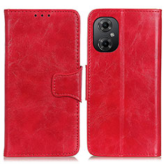 Coque Portefeuille Livre Cuir Etui Clapet M02L pour Xiaomi Poco M4 5G Rouge