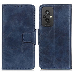 Coque Portefeuille Livre Cuir Etui Clapet M02L pour Xiaomi Redmi 11 Prime 4G Bleu