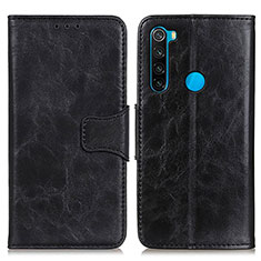 Coque Portefeuille Livre Cuir Etui Clapet M02L pour Xiaomi Redmi Note 8 (2021) Noir