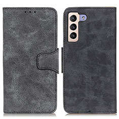 Coque Portefeuille Livre Cuir Etui Clapet M03L pour Samsung Galaxy S21 5G Noir