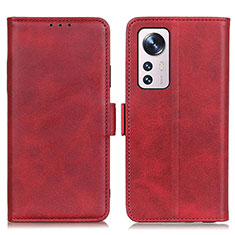 Coque Portefeuille Livre Cuir Etui Clapet M03L pour Xiaomi Mi 12S 5G Rouge