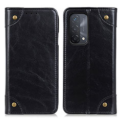 Coque Portefeuille Livre Cuir Etui Clapet M04L pour OnePlus Nord N200 5G Noir