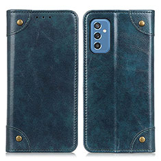 Coque Portefeuille Livre Cuir Etui Clapet M04L pour Samsung Galaxy M52 5G Bleu