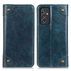 Coque Portefeuille Livre Cuir Etui Clapet M04L pour Samsung Galaxy Quantum2 5G Bleu