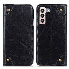 Coque Portefeuille Livre Cuir Etui Clapet M04L pour Samsung Galaxy S21 Plus 5G Noir
