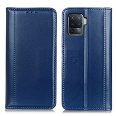 Coque Portefeuille Livre Cuir Etui Clapet M05L pour Oppo A94 4G Bleu