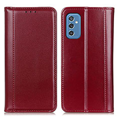 Coque Portefeuille Livre Cuir Etui Clapet M05L pour Samsung Galaxy M52 5G Rouge
