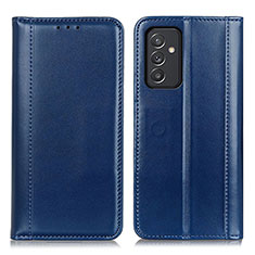 Coque Portefeuille Livre Cuir Etui Clapet M05L pour Samsung Galaxy Quantum2 5G Bleu