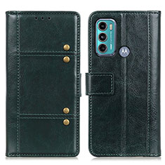 Coque Portefeuille Livre Cuir Etui Clapet M06L pour Motorola Moto G60 Vert