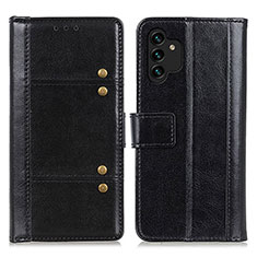 Coque Portefeuille Livre Cuir Etui Clapet M06L pour Samsung Galaxy A04s Noir