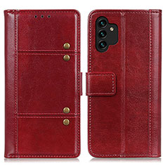 Coque Portefeuille Livre Cuir Etui Clapet M06L pour Samsung Galaxy A04s Rouge