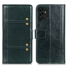 Coque Portefeuille Livre Cuir Etui Clapet M06L pour Samsung Galaxy A04s Vert
