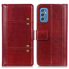 Coque Portefeuille Livre Cuir Etui Clapet M06L pour Samsung Galaxy M52 5G Rouge
