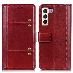 Coque Portefeuille Livre Cuir Etui Clapet M06L pour Samsung Galaxy S23 5G Rouge