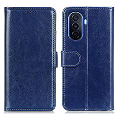 Coque Portefeuille Livre Cuir Etui Clapet M07L pour Huawei Nova Y70 Plus Bleu