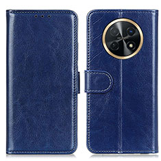 Coque Portefeuille Livre Cuir Etui Clapet M07L pour Huawei Nova Y91 Bleu