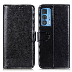 Coque Portefeuille Livre Cuir Etui Clapet M07L pour Motorola Moto Edge 20 Pro 5G Noir