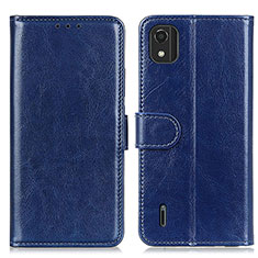 Coque Portefeuille Livre Cuir Etui Clapet M07L pour Nokia C2 2nd Edition Bleu