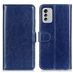 Coque Portefeuille Livre Cuir Etui Clapet M07L pour Nokia G60 5G Bleu