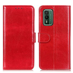 Coque Portefeuille Livre Cuir Etui Clapet M07L pour Nokia XR21 Rouge