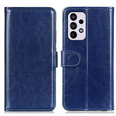 Coque Portefeuille Livre Cuir Etui Clapet M07L pour Samsung Galaxy A33 5G Bleu