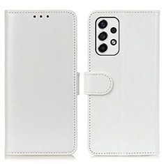 Coque Portefeuille Livre Cuir Etui Clapet M07L pour Samsung Galaxy A53 5G Blanc