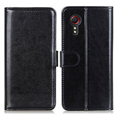 Coque Portefeuille Livre Cuir Etui Clapet M07L pour Samsung Galaxy XCover 5 SM-G525F Noir