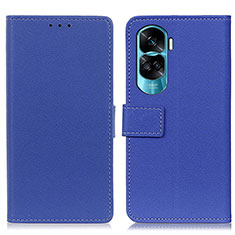 Coque Portefeuille Livre Cuir Etui Clapet M08L pour Huawei Honor 90 Lite 5G Bleu