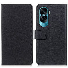 Coque Portefeuille Livre Cuir Etui Clapet M08L pour Huawei Honor 90 Lite 5G Noir