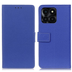 Coque Portefeuille Livre Cuir Etui Clapet M08L pour Huawei Honor X8b Bleu