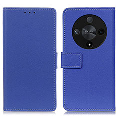 Coque Portefeuille Livre Cuir Etui Clapet M08L pour Huawei Honor X9b 5G Bleu
