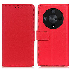 Coque Portefeuille Livre Cuir Etui Clapet M08L pour Huawei Honor X9b 5G Rouge