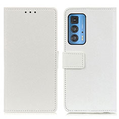 Coque Portefeuille Livre Cuir Etui Clapet M08L pour Motorola Moto Edge S Pro 5G Blanc