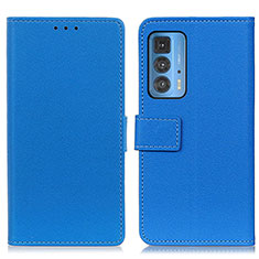 Coque Portefeuille Livre Cuir Etui Clapet M08L pour Motorola Moto Edge S Pro 5G Bleu