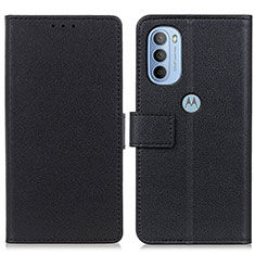 Coque Portefeuille Livre Cuir Etui Clapet M08L pour Motorola Moto G31 Noir