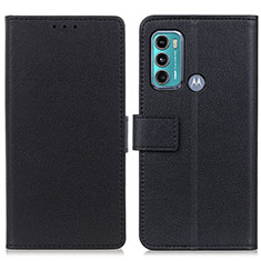 Coque Portefeuille Livre Cuir Etui Clapet M08L pour Motorola Moto G40 Fusion Noir