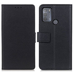 Coque Portefeuille Livre Cuir Etui Clapet M08L pour Motorola Moto G50 Noir