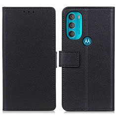 Coque Portefeuille Livre Cuir Etui Clapet M08L pour Motorola Moto G71 5G Noir