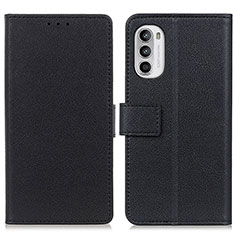 Coque Portefeuille Livre Cuir Etui Clapet M08L pour Motorola Moto G71s 5G Noir