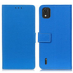 Coque Portefeuille Livre Cuir Etui Clapet M08L pour Nokia C2 2nd Edition Bleu