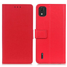 Coque Portefeuille Livre Cuir Etui Clapet M08L pour Nokia C2 2nd Edition Rouge
