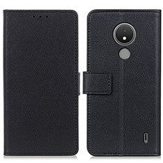 Coque Portefeuille Livre Cuir Etui Clapet M08L pour Nokia C21 Noir