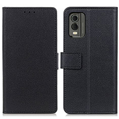 Coque Portefeuille Livre Cuir Etui Clapet M08L pour Nokia C210 Noir